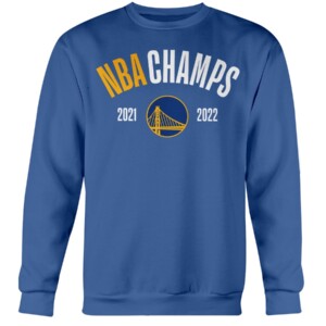 Golden State Warriors 2022 NBA Finals Champions Final Buzzer Jersey Roster Shirt Crewneck 1