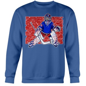 IS BRICK WALL SHIRT Igor Shesterkin, New York Rangers, #NYR, #NoQuitInNY Crewneck
