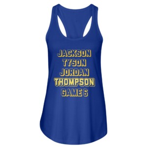 JACKSON & TYSON & JORDAN & THOMAS & GAME 6 SHIRT Golden State Warriors 2022 NBA Finals Champions 2
