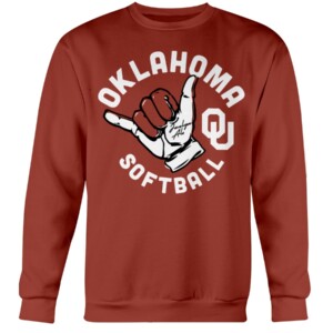 JOCELYN ALO SOONER SHAKA SHIRT Oklahoma Softball, Oklahoma Sooners Crewneck