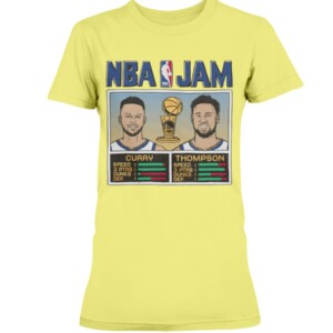NBA JAM Warriors Stephen Curry & Klay Thompson SHIRT Golden State Warriors, 2022 NBA Finals Champions 1