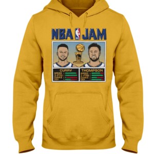 NBA JAM Warriors Stephen Curry & Klay Thompson SHIRT Golden State Warriors, 2022 NBA Finals Champions Hoodie