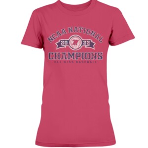 Ole Miss National Champs Arch Shirt OLE MISS BASEBALL, 2022 NCAA National Baseball Championship, Ole Miss 3