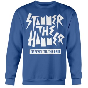 STAMMER THE HAMMER SHIRT Steven Stamkos, Tampa Bay Lightning Crewneck