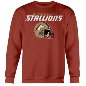 VINTAGE HELMET SHIRT BIRMINGHAM STALLIONS Crewneck