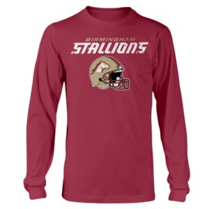 VINTAGE HELMET SHIRT BIRMINGHAM STALLIONS Longsleeve