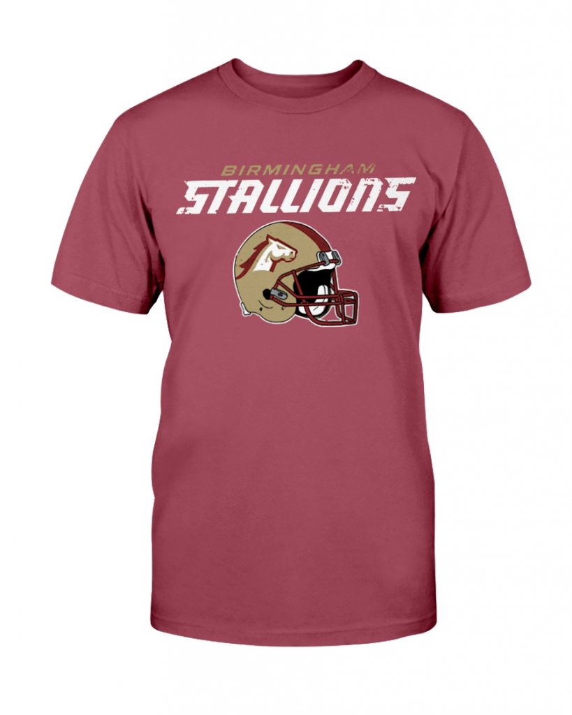 VINTAGE HELMET SHIRT BIRMINGHAM STALLIONS - Ellieshirt