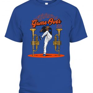 MLB Players Mens T Shirt NY Mets Amazing Aces Scherzer deGrom Blue Size XL  New