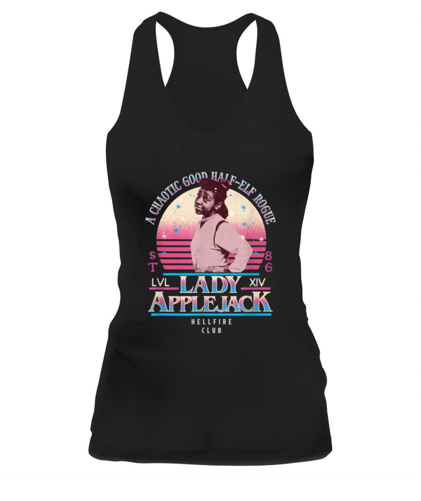 Stranger Things 4 Erica Lady Applejack Hellfire Club Poster T-Shirt ...