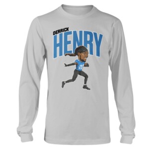 DERRICK HENRY CARICATURE SHIRT Derrick Henry, Tennessee Titans Longsleeve