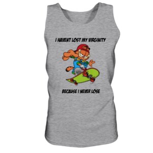 Garfield Skateboarding I HAVENT LOST MY VIRGINITY BECAUSE I NEVER LOSE SHIRT 2