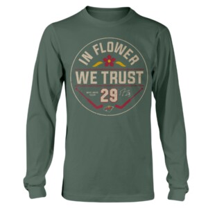 IN FLOWER WE TRUST SHIRT Marc André Fleury, Minnesota Wild Longsleeve
