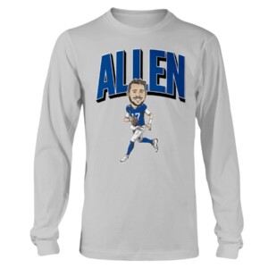 JOSH ALLEN CARICATURE SHIRT Josh Allen, Buffalo Bills Longsleeve