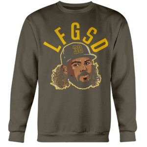 LET'S FUCKING GO SAN DIEGO SHIRT Jorge Alfaro, San Diego Padres Crewneck