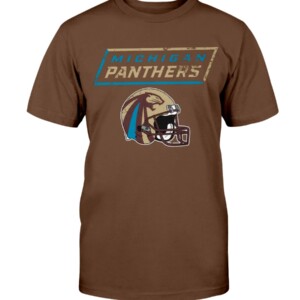 MICHIGAN VINTAGE HELMET SHIRT MICHIGAN PANTHERS Shirt