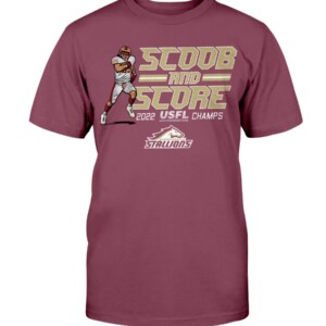 SCOOB AND SCORE SHIRT Scooby Wright, 2022 USFL CHAMPIONS, Birmingham Stallions Shirt