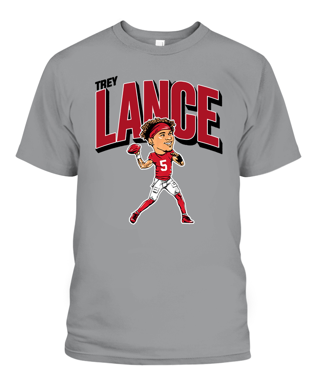 TREY LANCE CARICATURE SHIRT Trey Lance, San Francisco 49ers - Ellieshirt