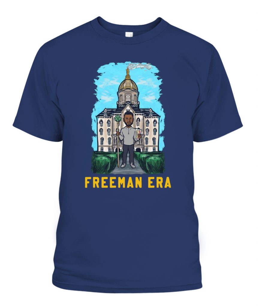 FREEMAN ERA SHIRT Marcus Freeman, Notre Dame Fighting Irish - Ellieshirt