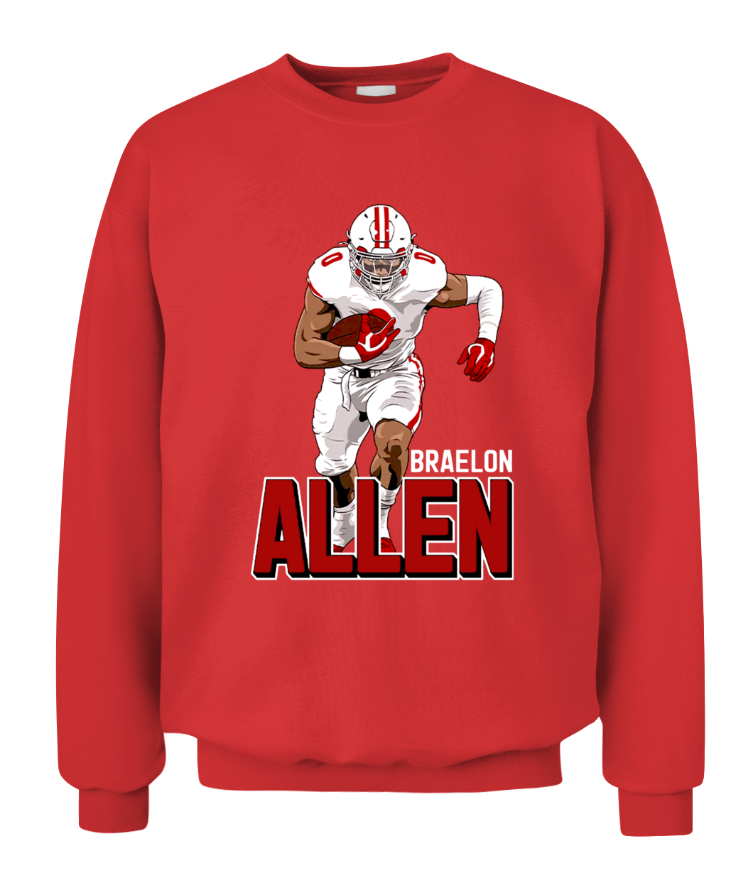 Braelon Allen Wisconsin Badgers Jersey, Braelon Allen Wisconsin