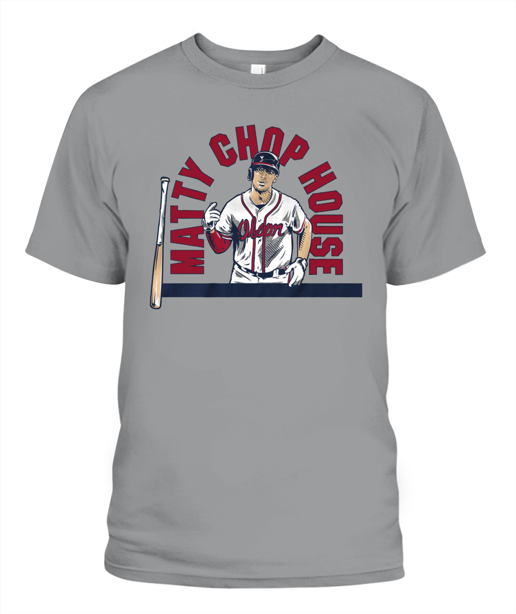 Matt Olson Matty Chop House T-Shirt - Atlanta Braves - Brixtee Apparel