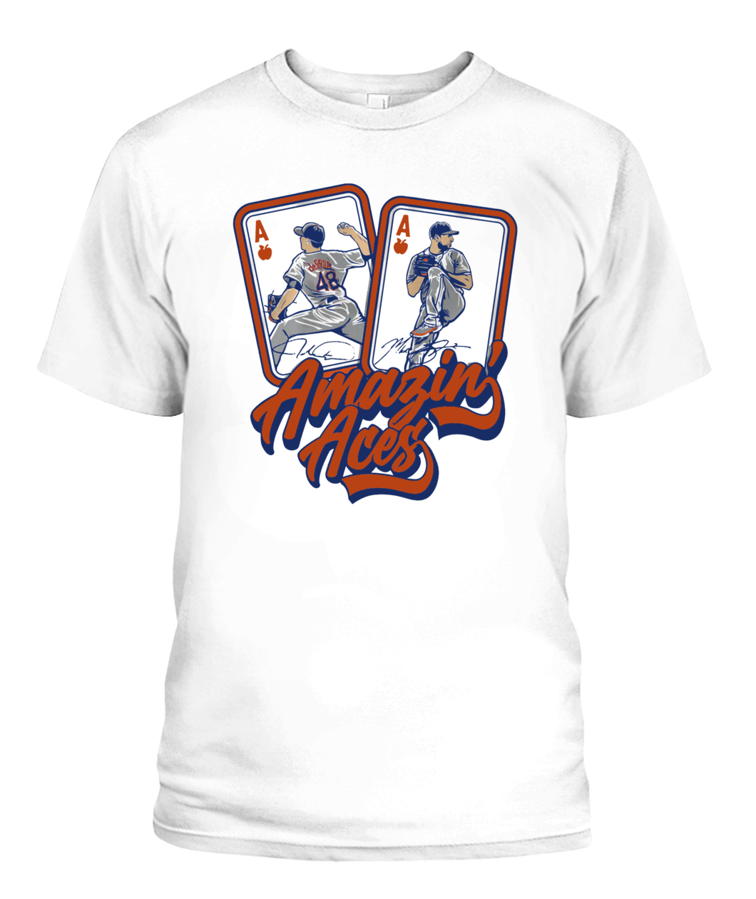 Jacob Degrom And Max Scherzer Amazin Aces New York Shirt, Custom prints  store