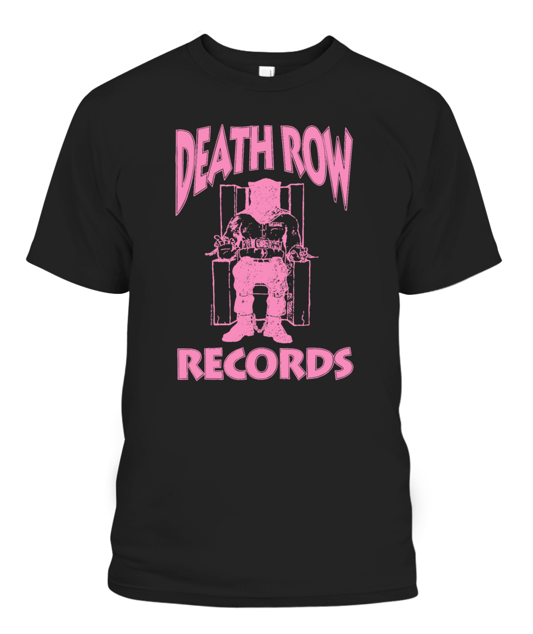 Death Row Records Logo Pink T-Shirt Death Row Records Logo Pink T-Shirt