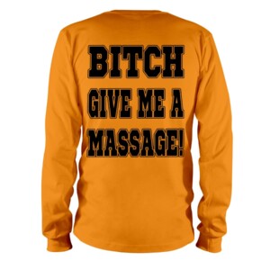 BITCH GIVE ME A MASSAGE SHIRT Deshaun Watson, Cleveland Browns Longsleeve