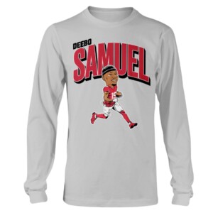 DEEBO SAMUEL CARICATURE SHIRT Deebo Samuel, San Francisco 49ers Longsleeve