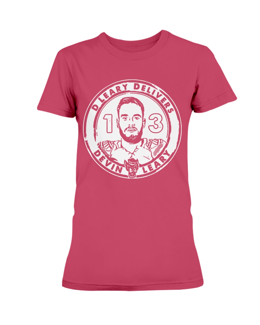DEVIN LEARY DELIVERS SHIRT NC State Wolfpack 1 DEVIN LEARY DELIVERS SHIRT NC State Wolfpack 1