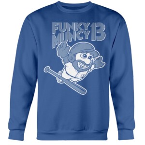 Funky Mario Muncy 13 Shirt Max Muncy, Los Angeles Dodgers Crewneck