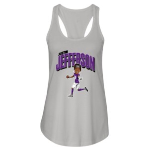 JUSTIN JEFFERSON CARICATURE SHIRT Justin Jefferson, Minnesota Vikings 2