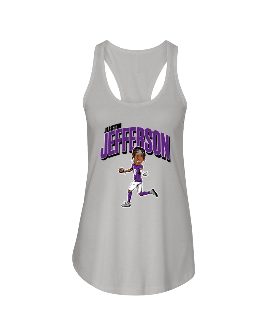 JUSTIN JEFFERSON CARICATURE SHIRT Justin Jefferson, Minnesota Vikings 2 JUSTIN JEFFERSON CARICATURE SHIRT Justin Jefferson, Minnesota Vikings 2