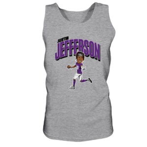 JUSTIN JEFFERSON CARICATURE SHIRT Justin Jefferson, Minnesota Vikings 3