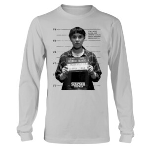 Stranger Things 4 Jane Hopper Mugshot Photo T Shirt Longsleeve