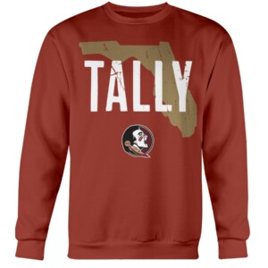 TALLY FLORIDA STATE SEMINOLES HOMETOWN SHIRT SHIRT FLORIDA STATE SEMINOLES Crewneck