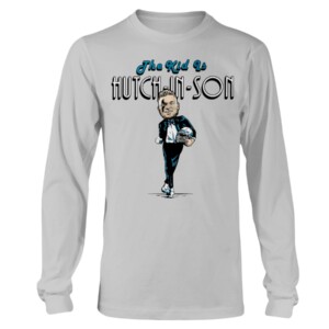 THE KID IS HUTCH IN SON SHIRT Aidan Hutchinson, Detroit Lions Longsleeve
