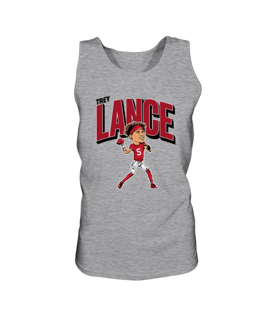 TREY LANCE CARICATURE SHIRT Trey Lance, San Francisco 49ers 2 TREY LANCE CARICATURE SHIRT Trey Lance, San Francisco 49ers 2