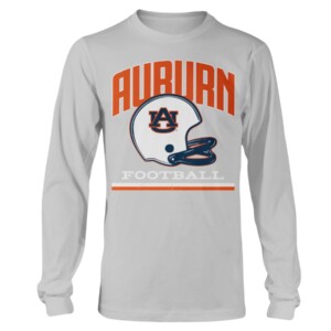 VINTAGE FOOTBALL HELMET SHIRT Auburn Tigers Longsleeve