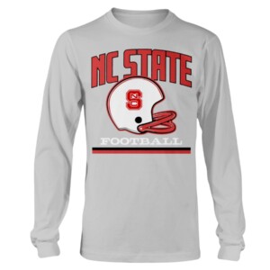 VINTAGE FOOTBALL HEMLET SHIRT NC STATE WOLFPACK Longsleeve