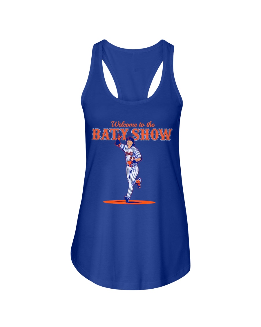 WELCOME TO THE BATY SHOW SHIRT Brett Baty, New York Mets 2 WELCOME TO THE BATY SHOW SHIRT Brett Baty, New York Mets 2