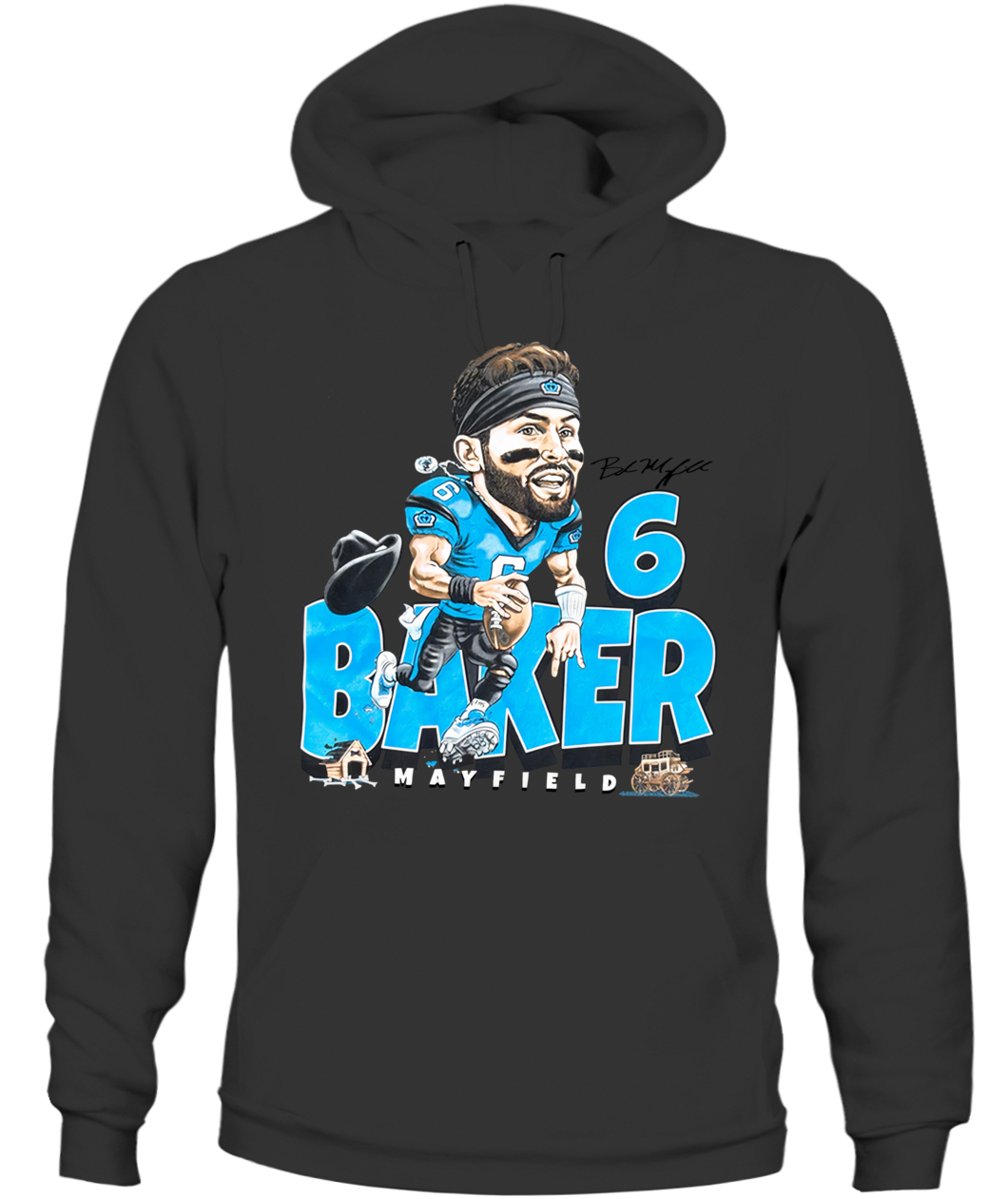 Baker Mayfield Unleashed Tour T-Shirt Off The Leash - Carolina Panthers