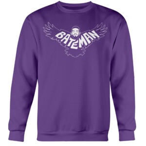 BATEMAN SHIRT Rashod Bateman, Batman, Baltimore Ravens Crewneck