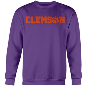 CLEMSON TIGERS WORDMARK SHIRT Crewneck