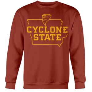 CYCLONE STATE SHIRT Iowa State Cyclones Crewneck