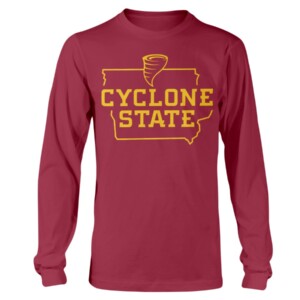 CYCLONE STATE SHIRT Iowa State Cyclones Longsleeve