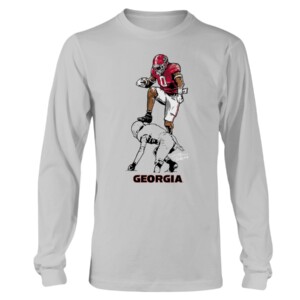 DARNELL WASHINGTON THE HURDLE SHIRT Darnell Washington, Georgia Bulldogs Longsleeve