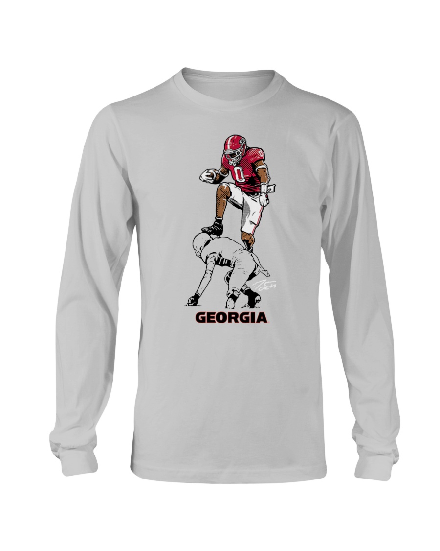 DARNELL WASHINGTON THE HURDLE SHIRT Darnell Washington, Georgia Bulldogs Longsleeve DARNELL WASHINGTON THE HURDLE SHIRT Darnell Washington, Georgia Bulldogs Longsleeve