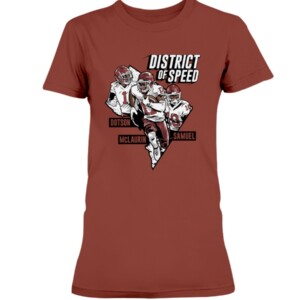 DISTRICT OF SPEED 2022 SHIRT Jahan Dotson, Terry McLaurin, Curtis Samuel, Washington Commanders 1