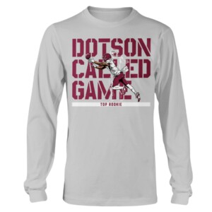 DOTSON CALLED GAME SHIRT Jahan Dotson, Washington Commanders Longsleeve