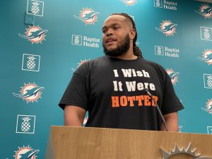 Give him 6 Robert Hunt Miami Dolphins shirt, hoodie, sweater, long sleeve  and tank top